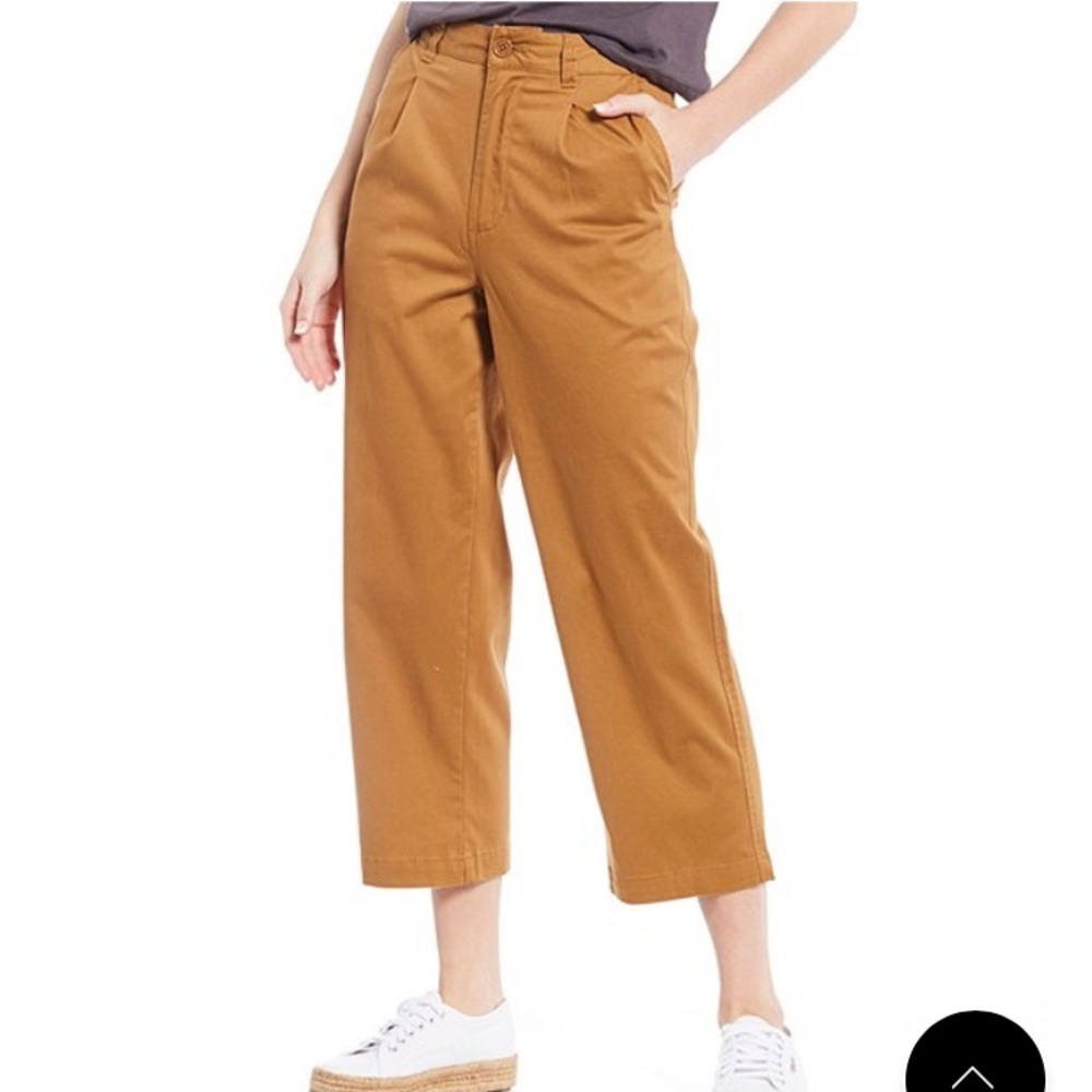 Olsen High Rise Cropped Chino Pants Element